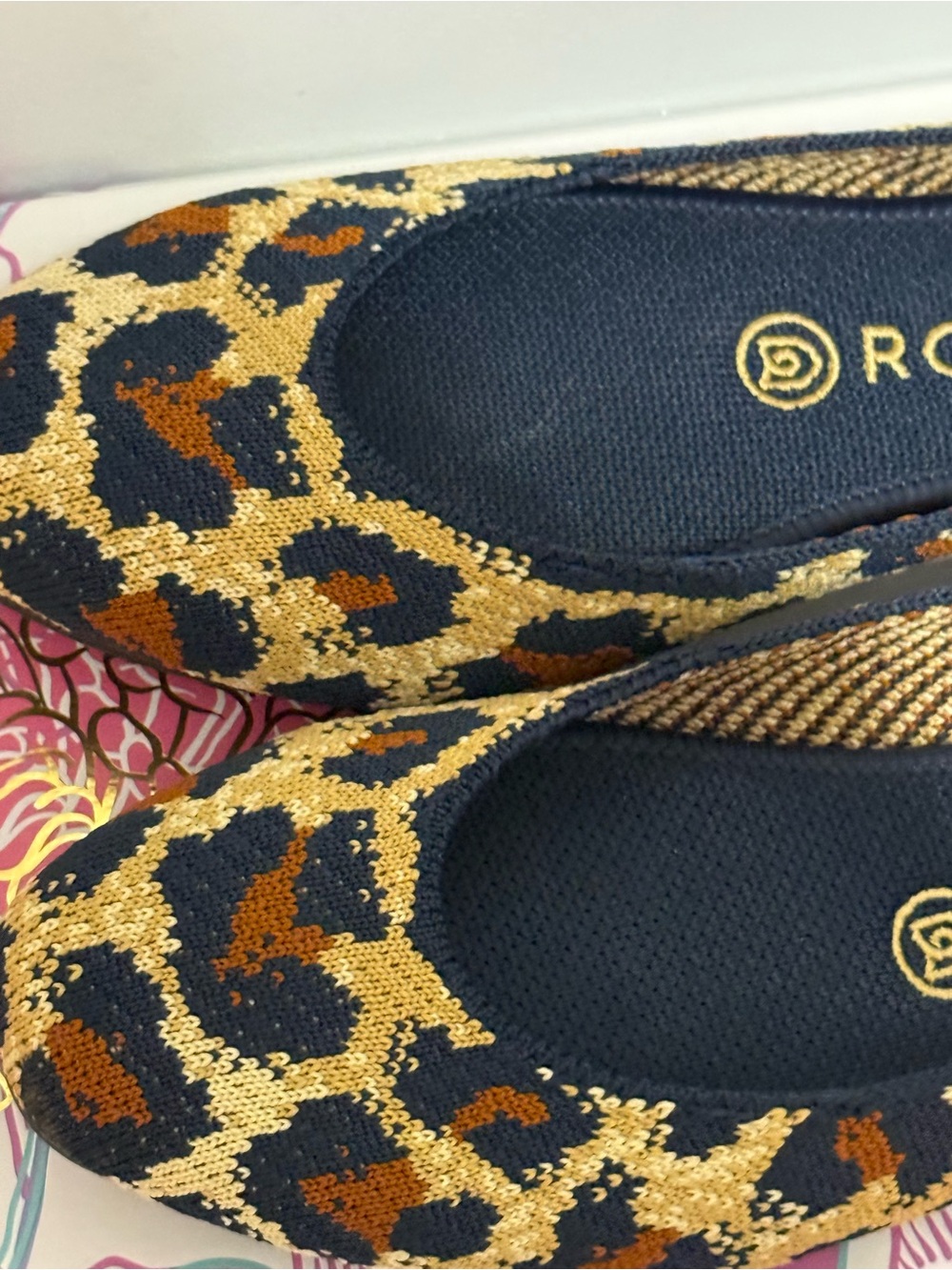 Rothy's Leopard Print Knit Ballet Flats - Picture 3 of 4